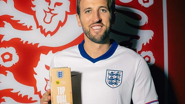 如果攻破安道尔球门，凯恩将第4次在英格兰队连续6场进球